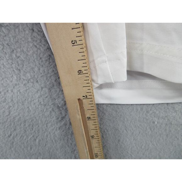 NWT Sergio Tacchini TCP Shorts Mens Size Large Mesh Lined WHITE LIME Shorts - Picture 7 of 13